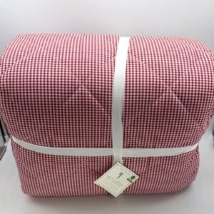 Pottery Barn Kids Organic Gingham Cozy Comforter~Full/Queen~Classic